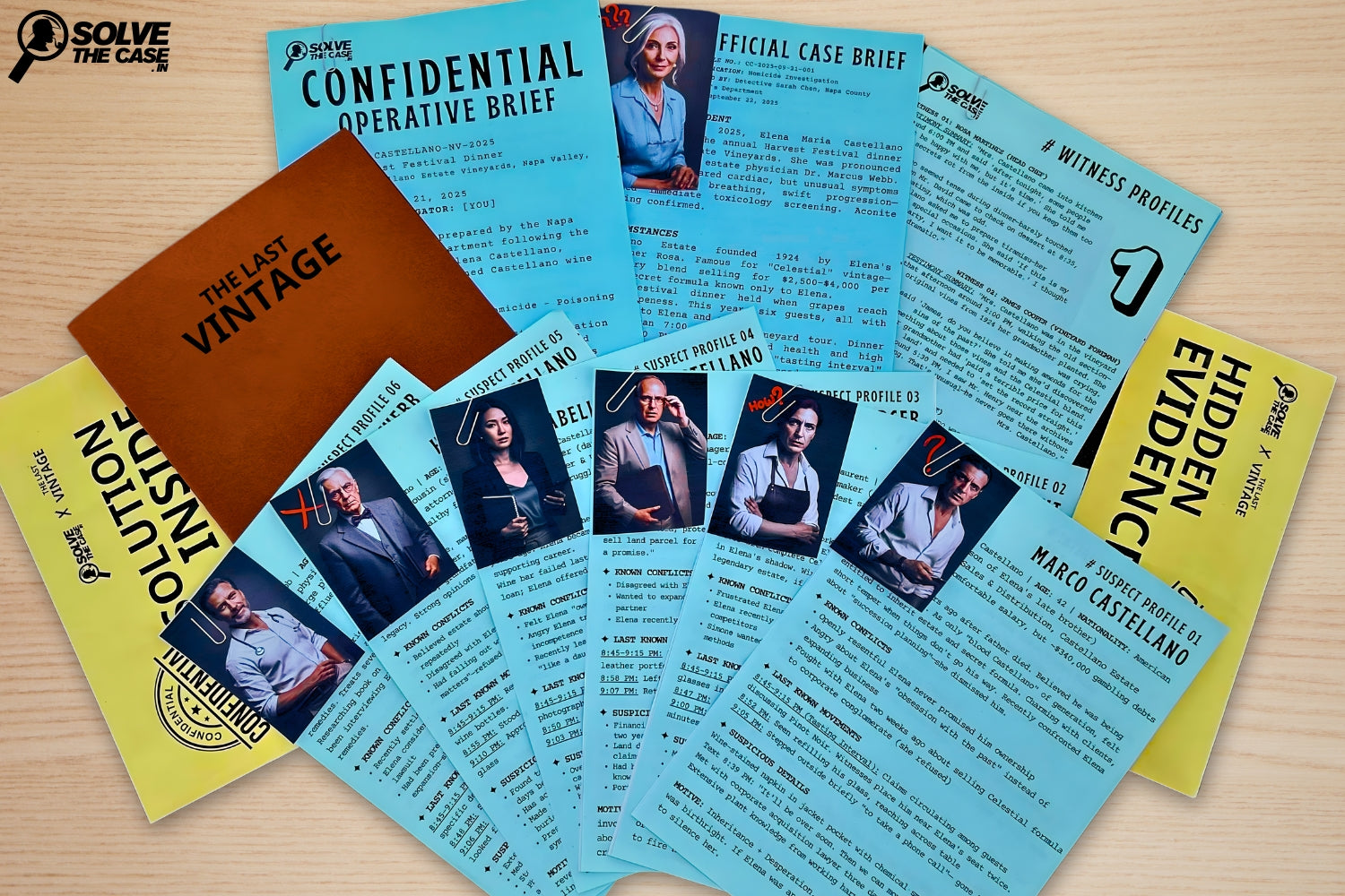 The Last Vintage – Murder Mystery Game Kit