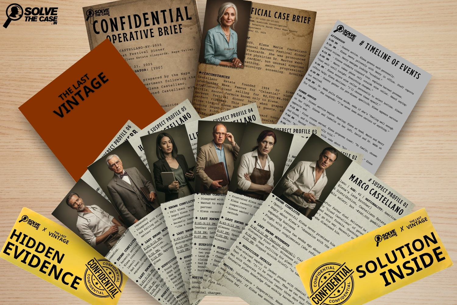 The Last Vintage – Murder Mystery Game Kit