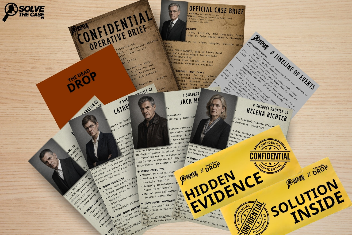 The Dead Drop – Murder Mystery Game Kit