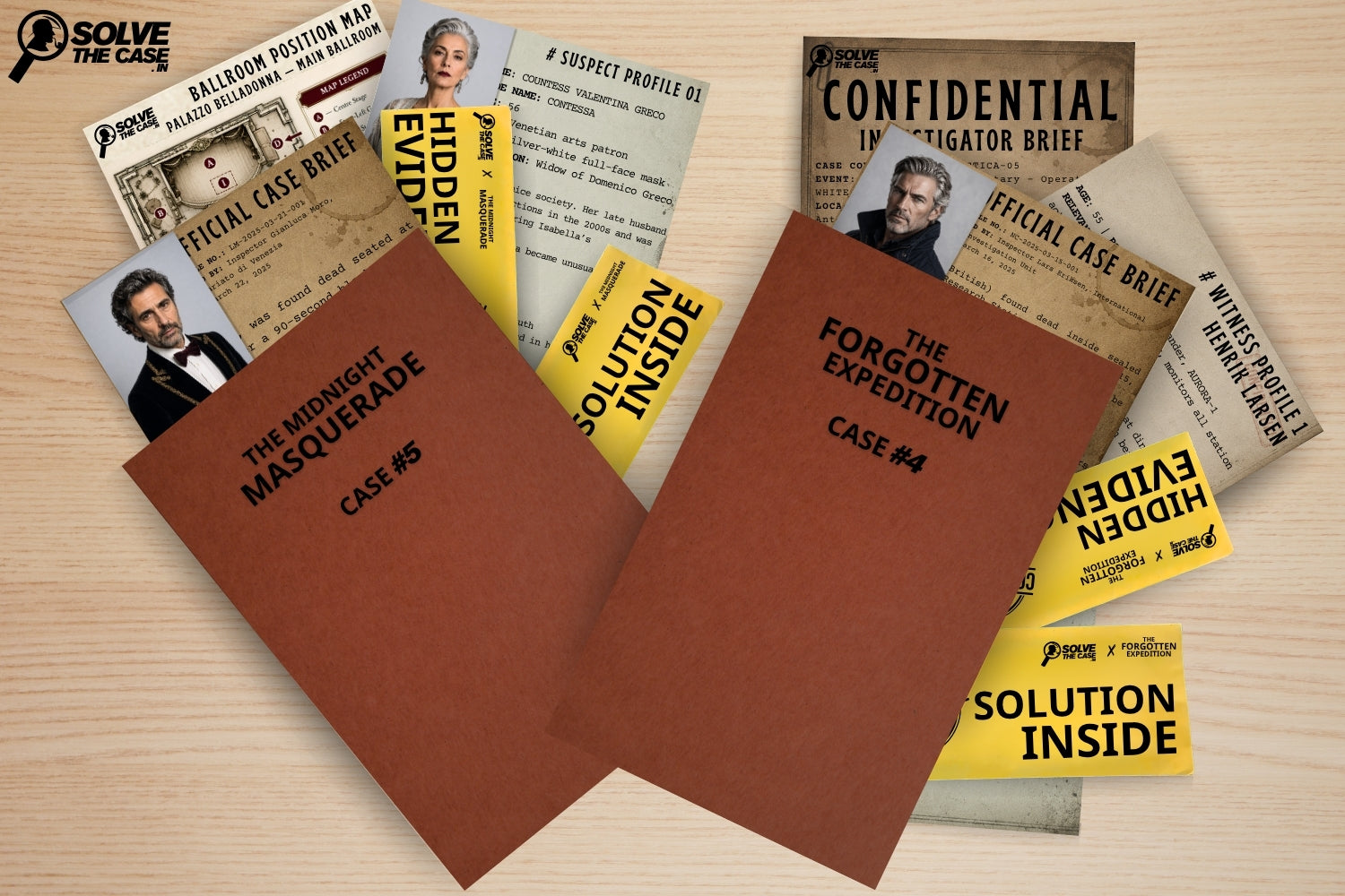 Hard Case Bundle - Murder Mystery Game Kits