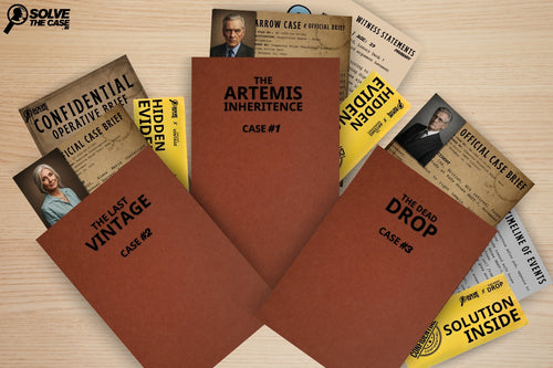 3 In 1 Case Bundle - Murder Mystery Game Kits