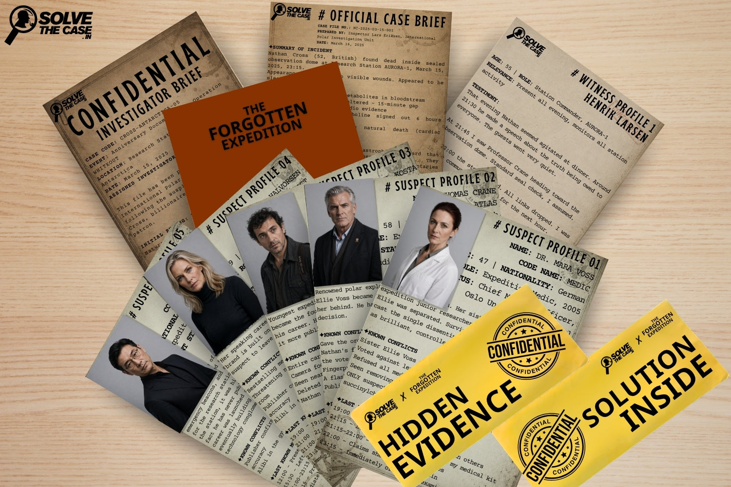 The Forgotten Expedition – Murder Mystery Game Kit