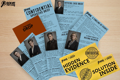 The Dead Drop – Murder Mystery Game Kit